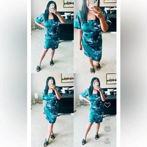 Alex Evenings Ruched Ruffle Sheath Dress - Picture 3 of 4